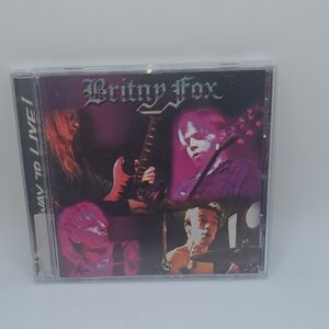 Britny Fox 'Way to Live' CD - Pink & Black Cover